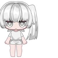 Hair Ponytail Short_000